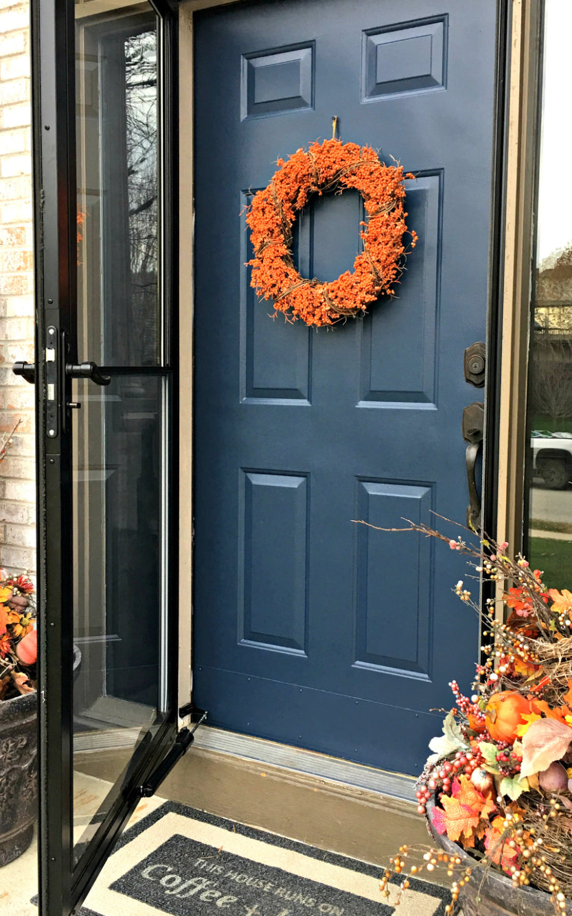 Painting a door