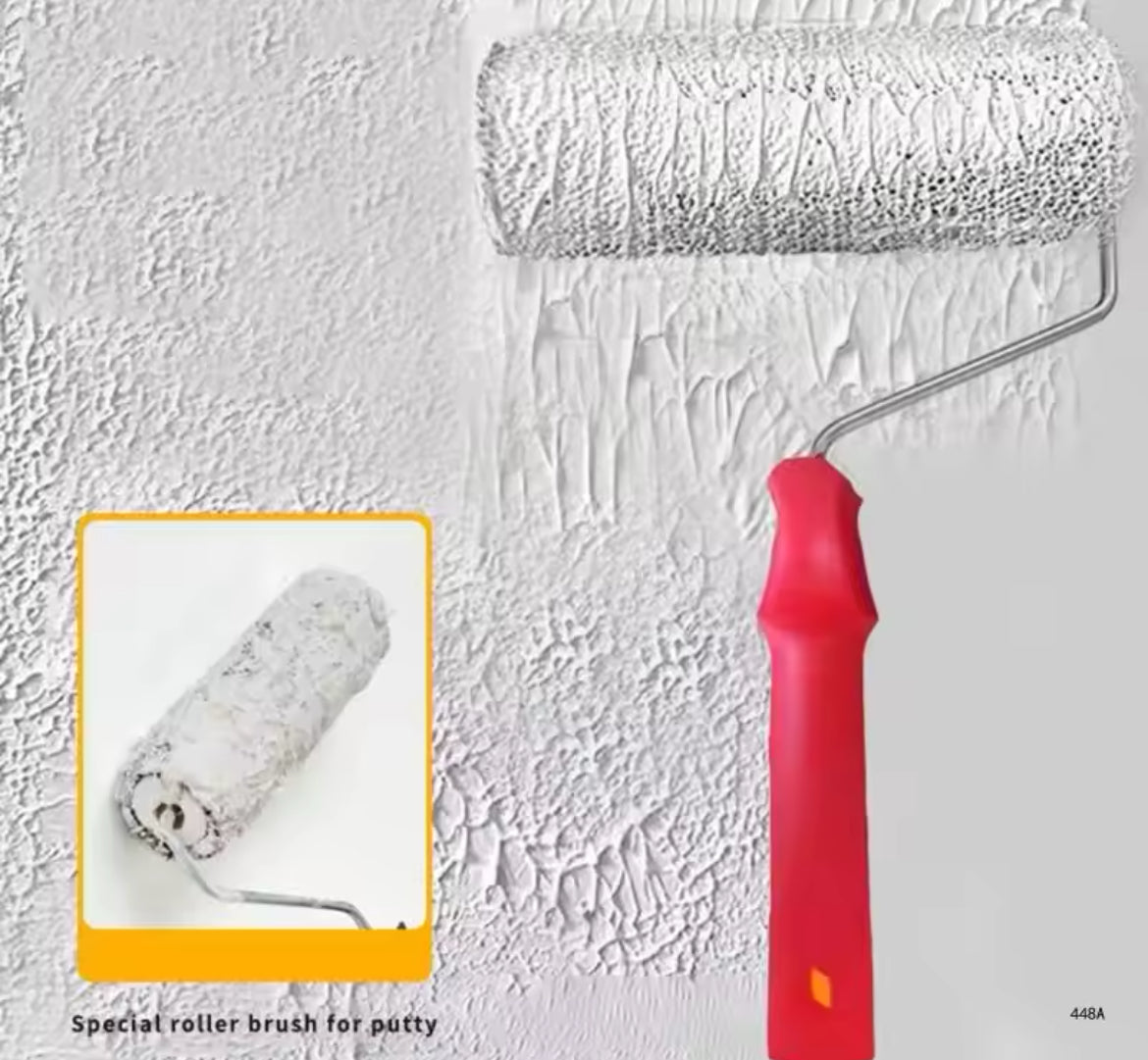 Wall Brush Putty Roller Texture Pattern Roller Brush Drywall Compound Roller