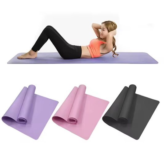 4mm Thick EVA Yoga Mat Anti-Slip Fitness Exercise & Pilates Gymnastics Blanket Essential