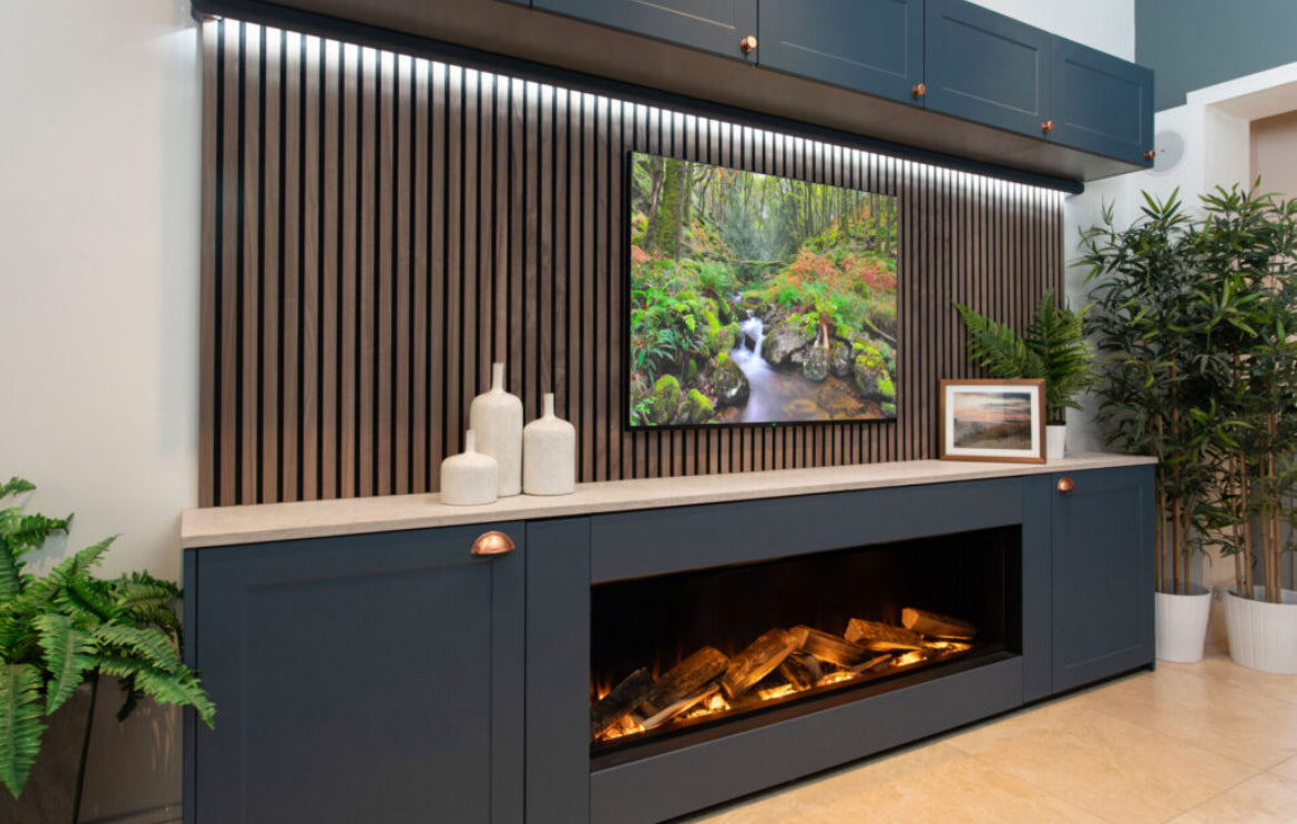 Cabinet media wall