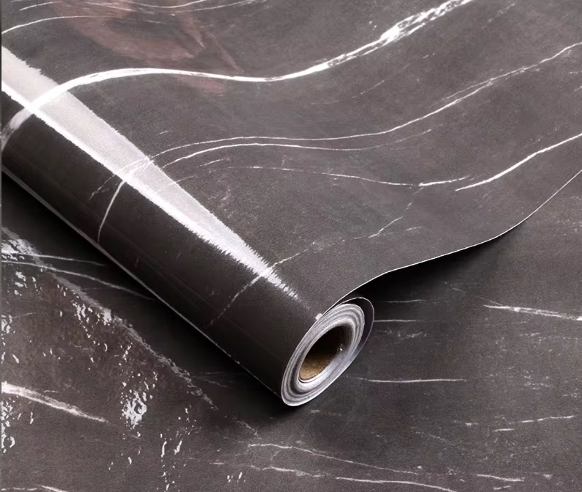 Waterproof marble wallpaper 60cm x 10m vinyl 2 PCS
