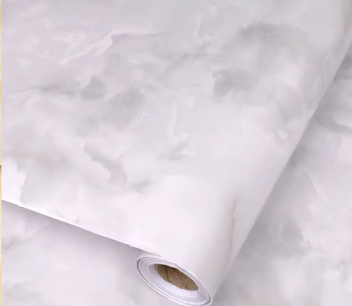 Waterproof marble wallpaper 60cm x 10m vinyl 2 PCS