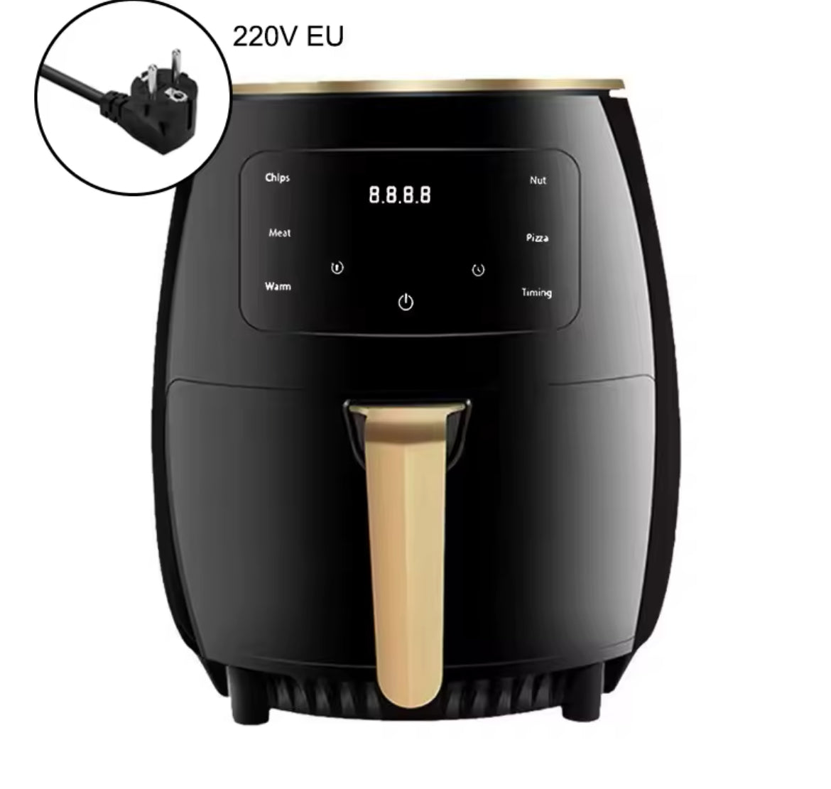 6L Air fryer Multi-functional intelligent touch screen oven Large capacity Electro mechanical  deep fryer