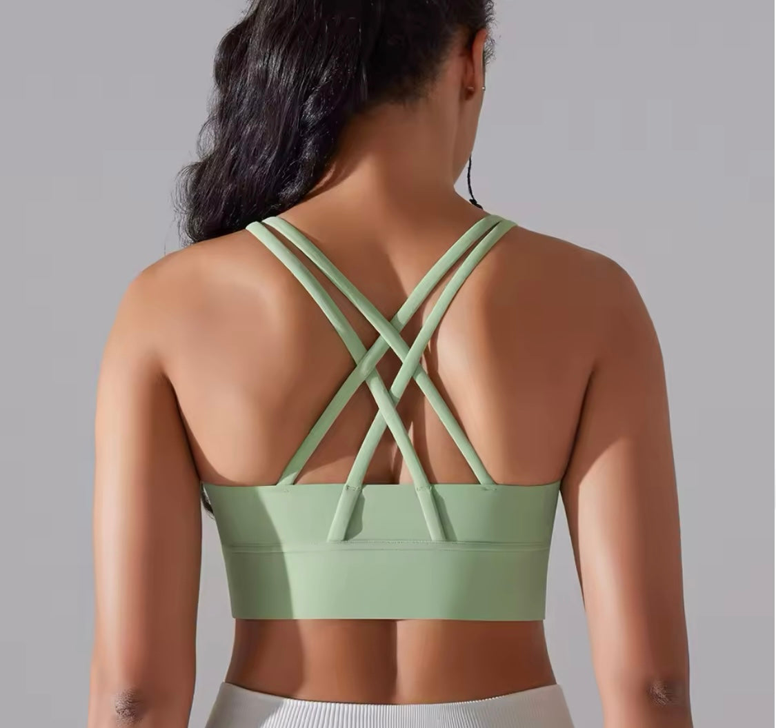 Women Yoga BraTank Tops for Fitness Naked Feel Sport Bra Gym Vest Women