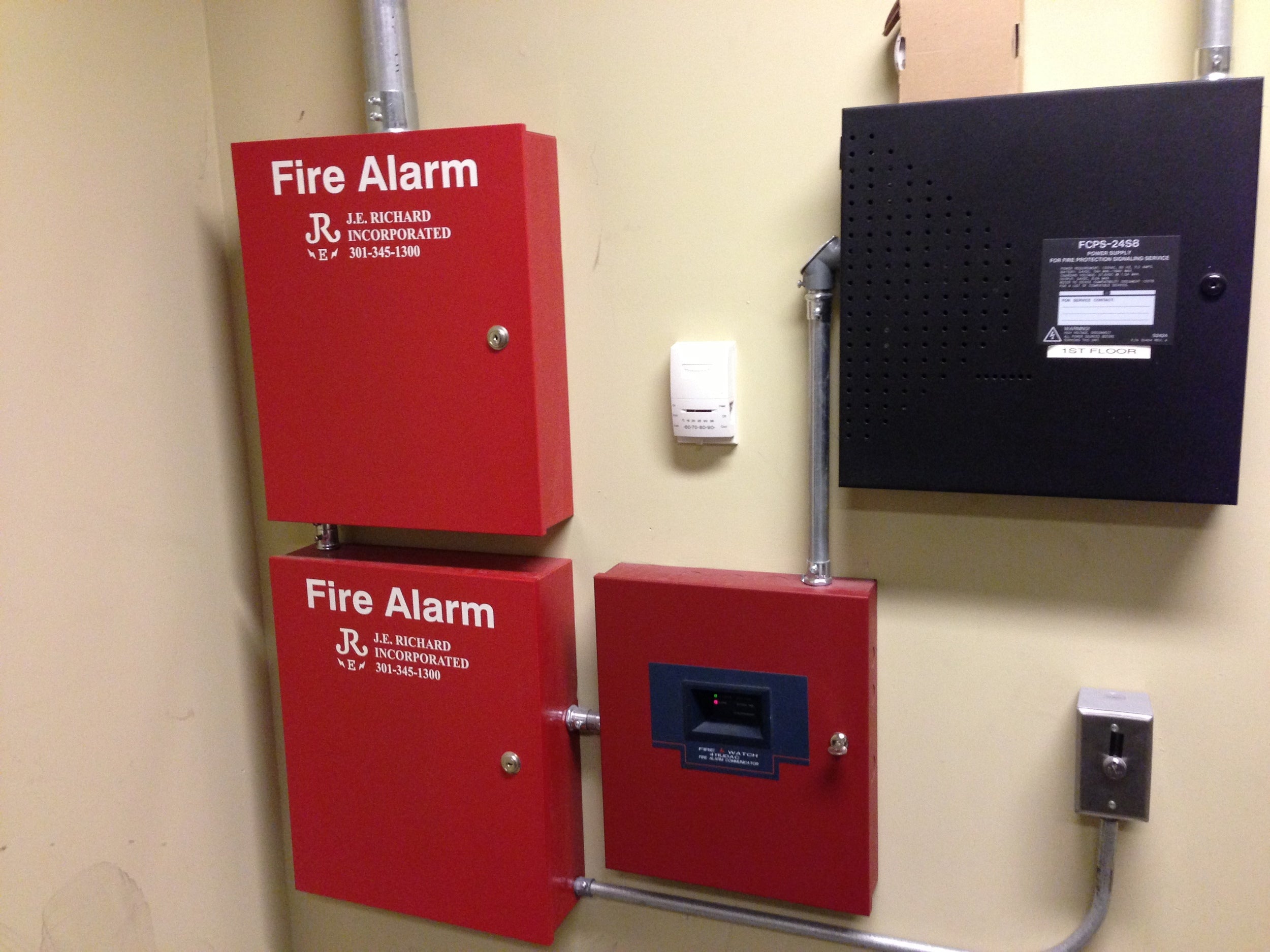 Fire alarm system installation