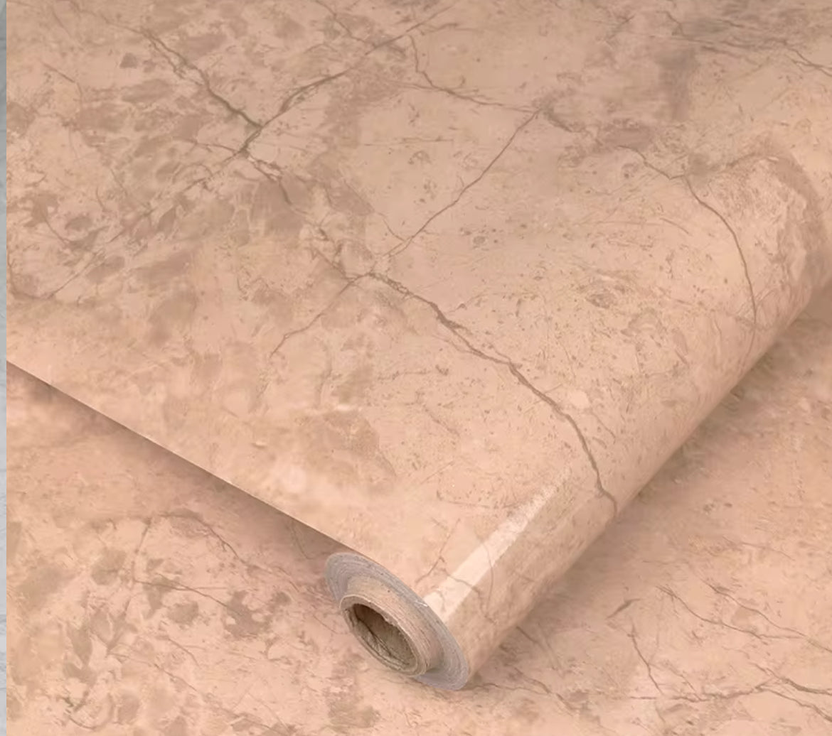 Waterproof marble wallpaper 60cm x 10m vinyl 2 PCS