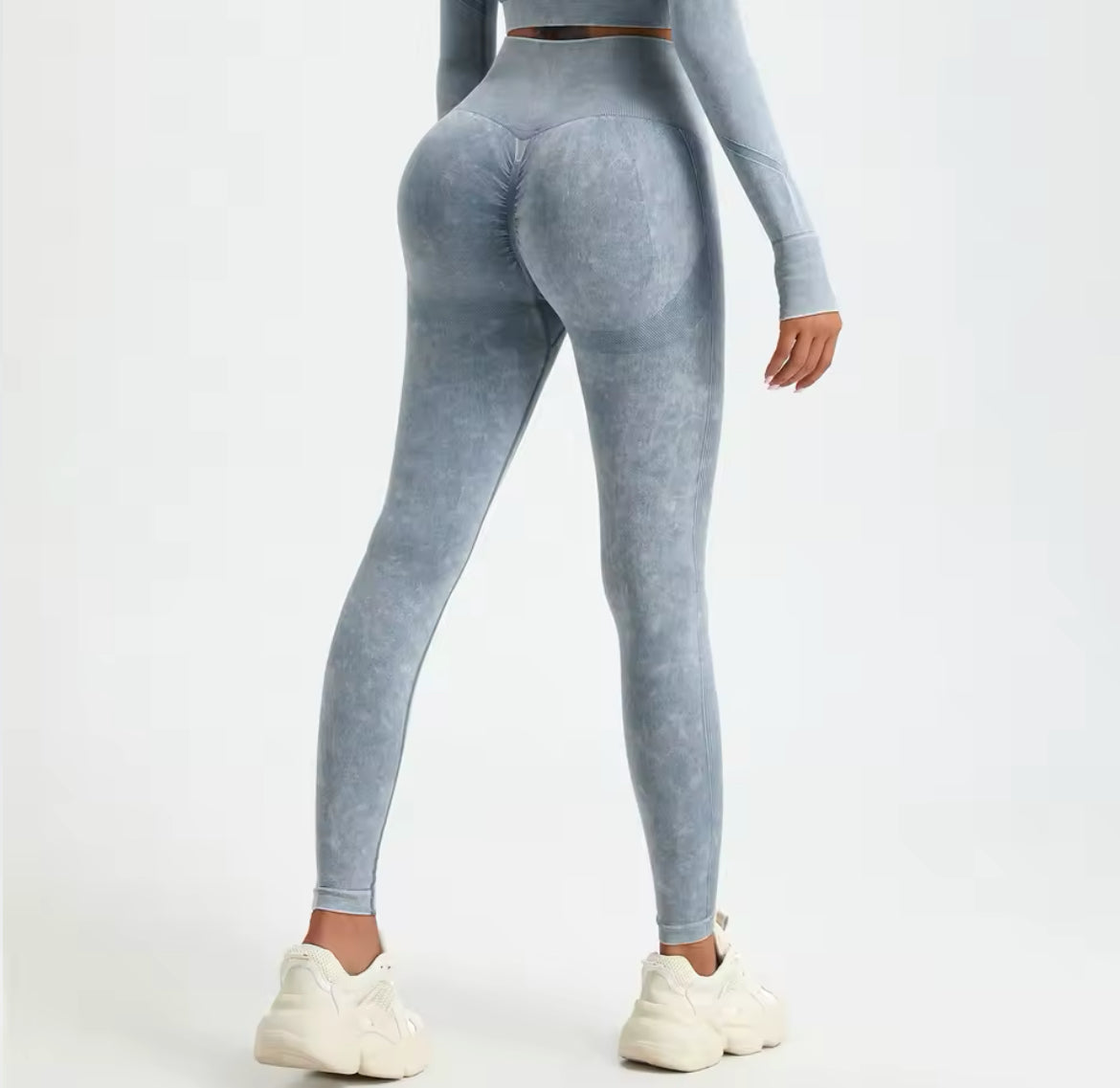 Wash Sexy Push Up Gym Leggings Women High Waist Seamless Skinny Sporty Leggings