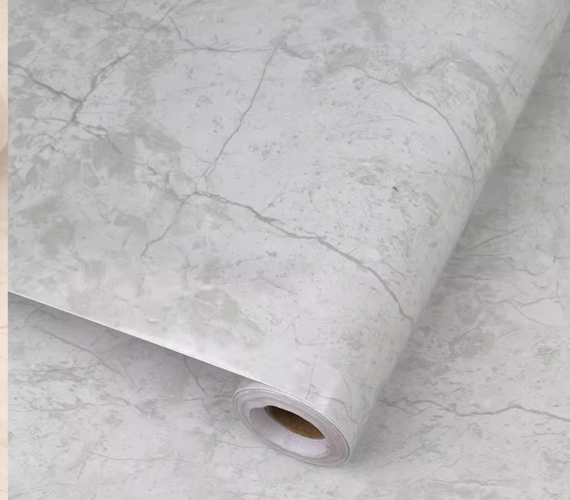 Waterproof marble wallpaper 60cm x 10m vinyl 2 PCS