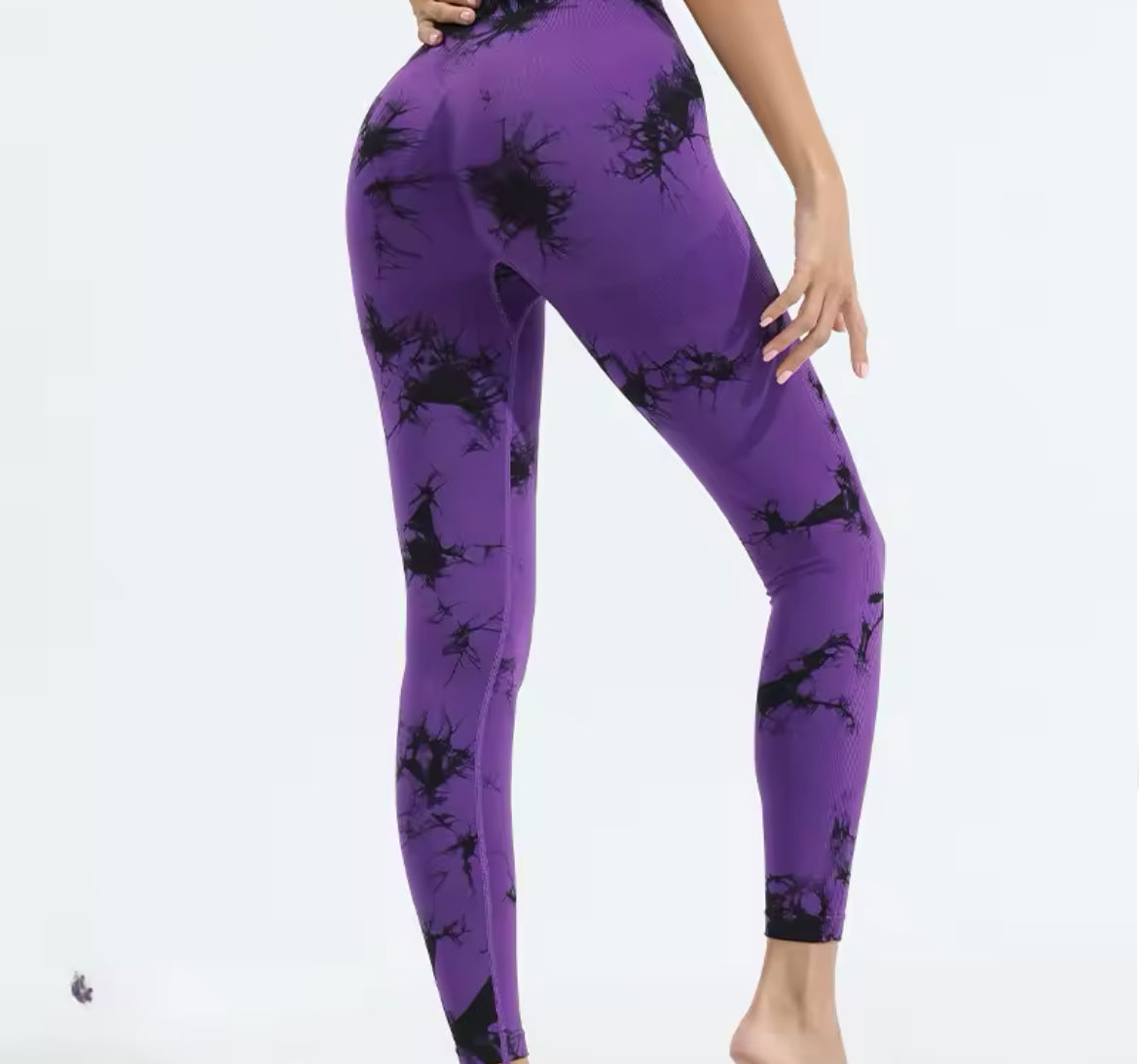 Women Tiedye Gym Leggings Seamless Mujer Push Up Booty Pants