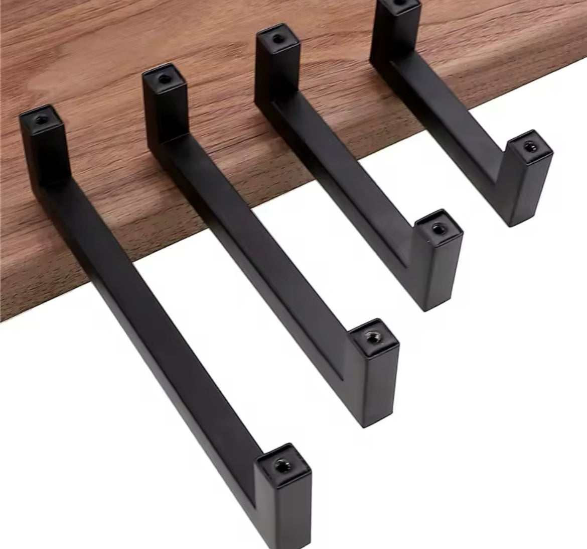 Modern Black Cabinet Handle Square Furniture Hardware