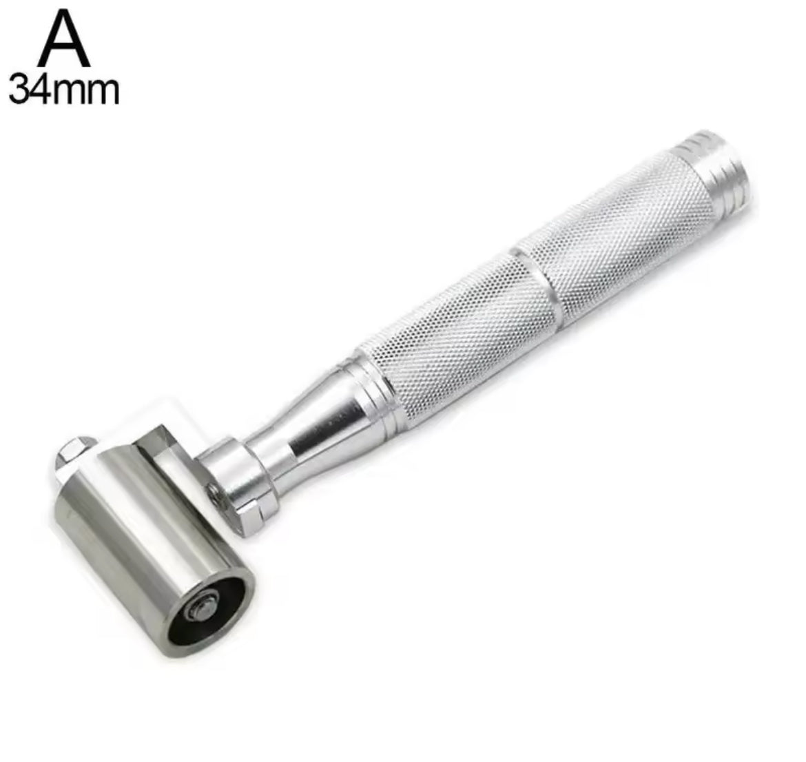 34/40mm Steel Flat Pressure Roller For Wallpaper Gaps DIY Wallpaper Seam Rolling Tool