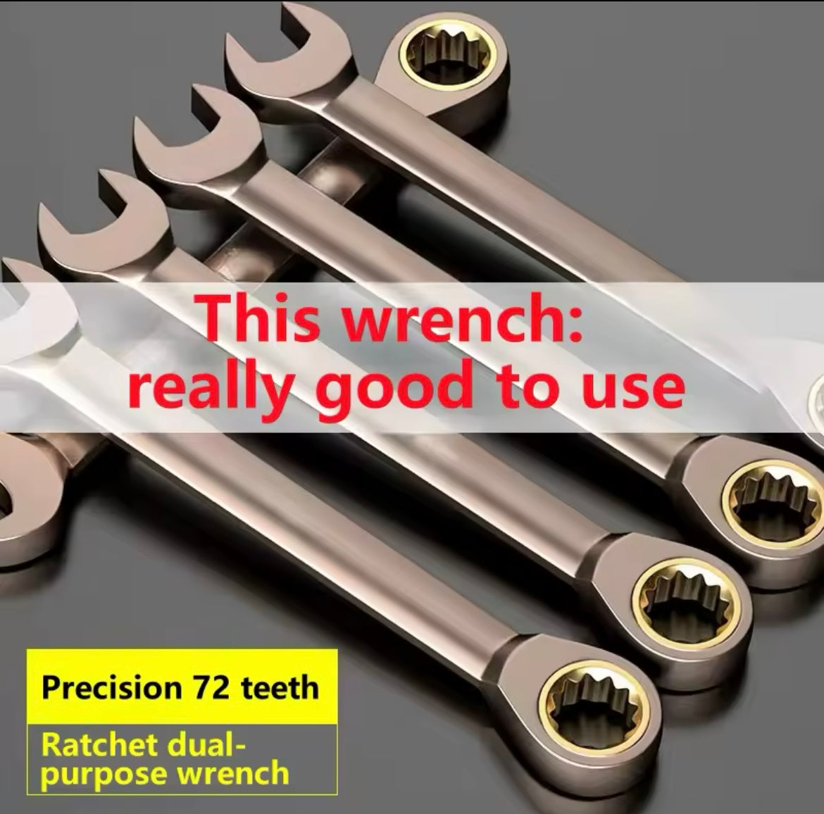 Ratcheting Combination Wrench 6-23mm 1PCS/6PCS/8PCS/12PCS Set Metric Flex Head Ratcheting
