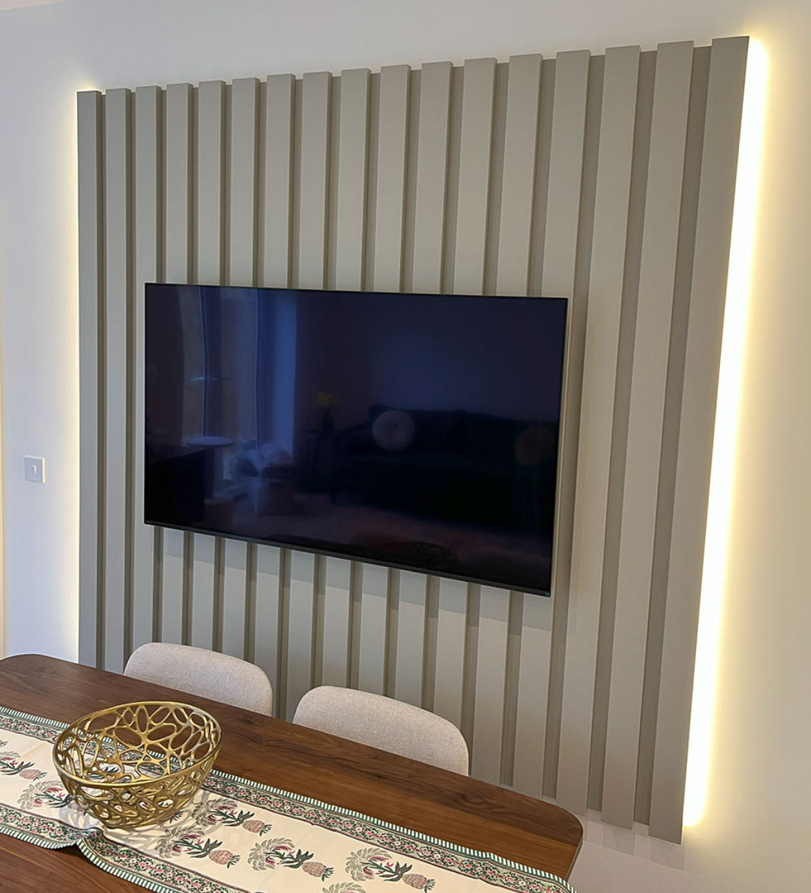Bedroom media wall