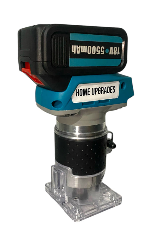 Home Upgrades™ Cordless Brushless Wood Router Adjustable Speed, 18000RPM