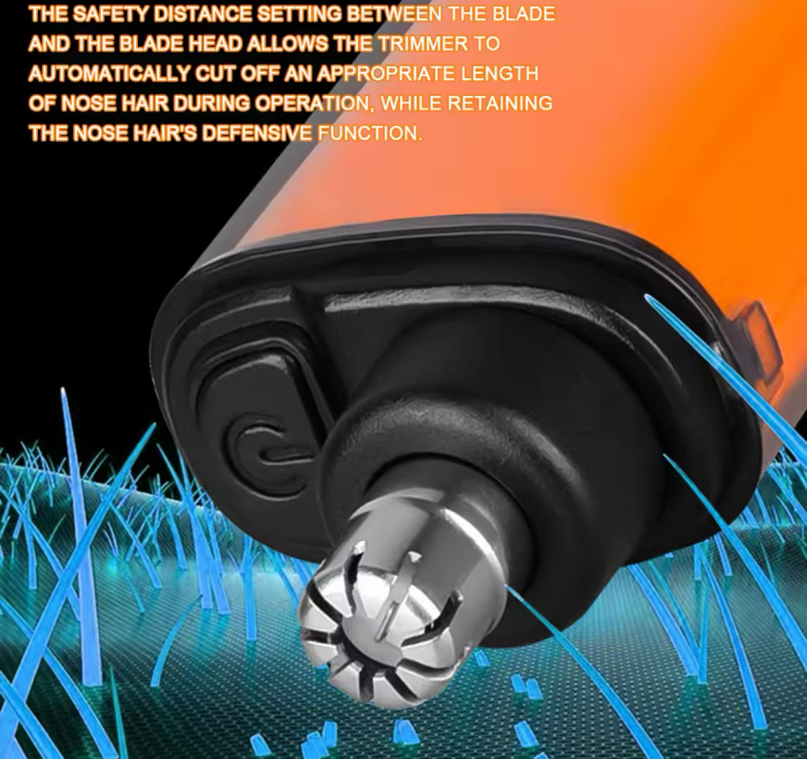 2 in 1 Electric Nose Hair Trimmer Rechargeable Multi-kinetic Shaving