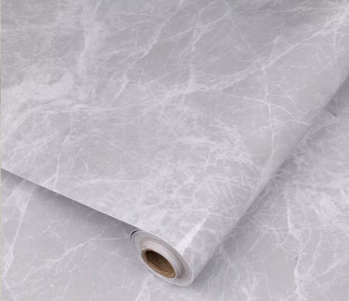 Waterproof marble wallpaper 60cm x 10m vinyl 2 PCS