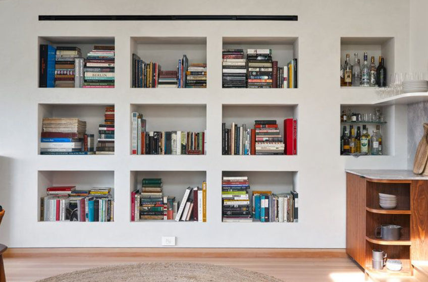Installing built in shelves