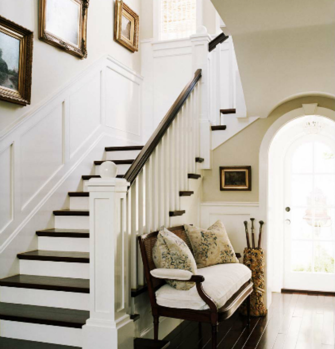 Bannister and railings painting