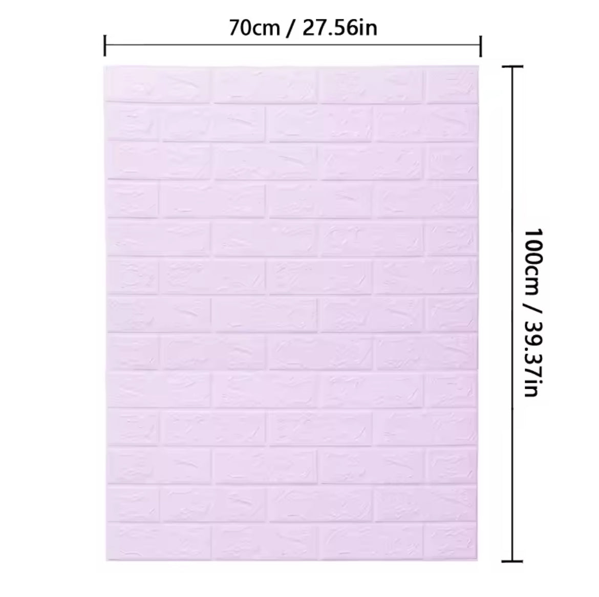70cm*1m  3D Brick Pattern Wall Panels Wallpaper DIY Waterproof