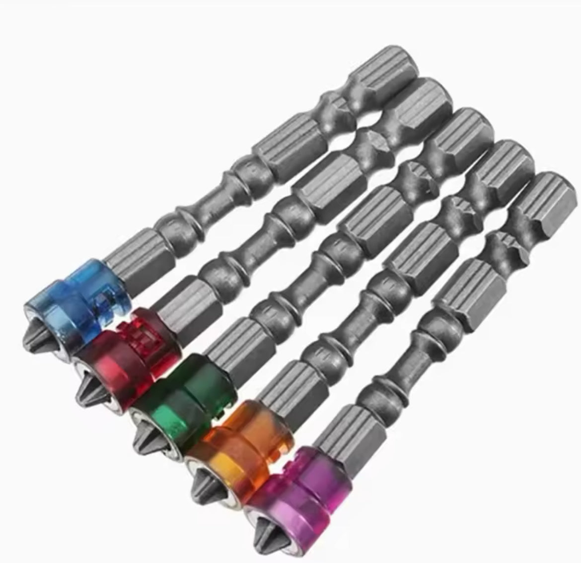 5 in 1 Magnetic Screwdriver Bit Set Hex Phillips Screw Driver 1/4 Inch