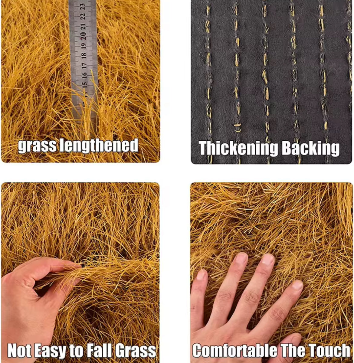 Thatch synthetic long straw roof 20 sqm rolls