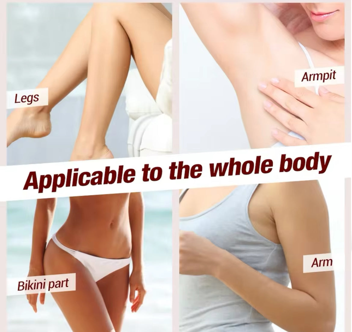 Women's Electric Mini Washable Razor Special Hair Removal Equipment for Whole Body 3 in 1