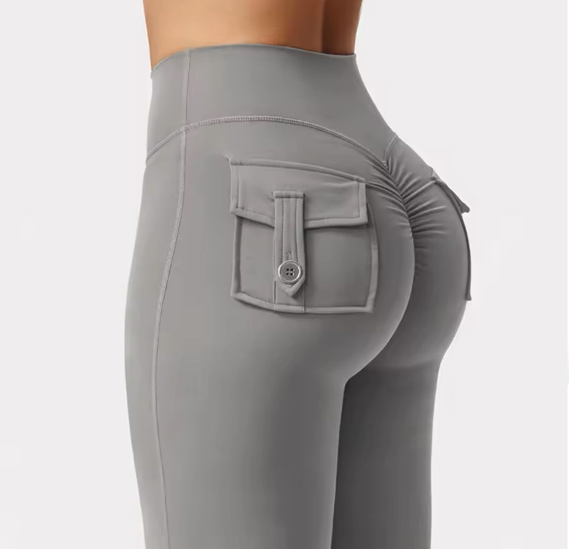 2024 Newest Women Wide Leg High Stretch Yoga Leggings Compression