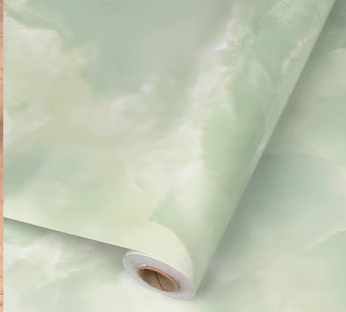 Waterproof marble wallpaper 60cm x 10m vinyl 2 PCS