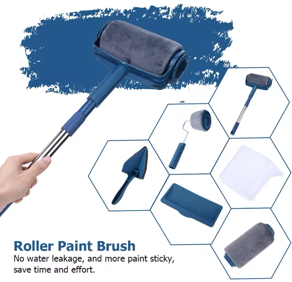 Paint Brush Roller Corner Brushes Set Household Use Wall Decorative Professional DIY Painting Brush