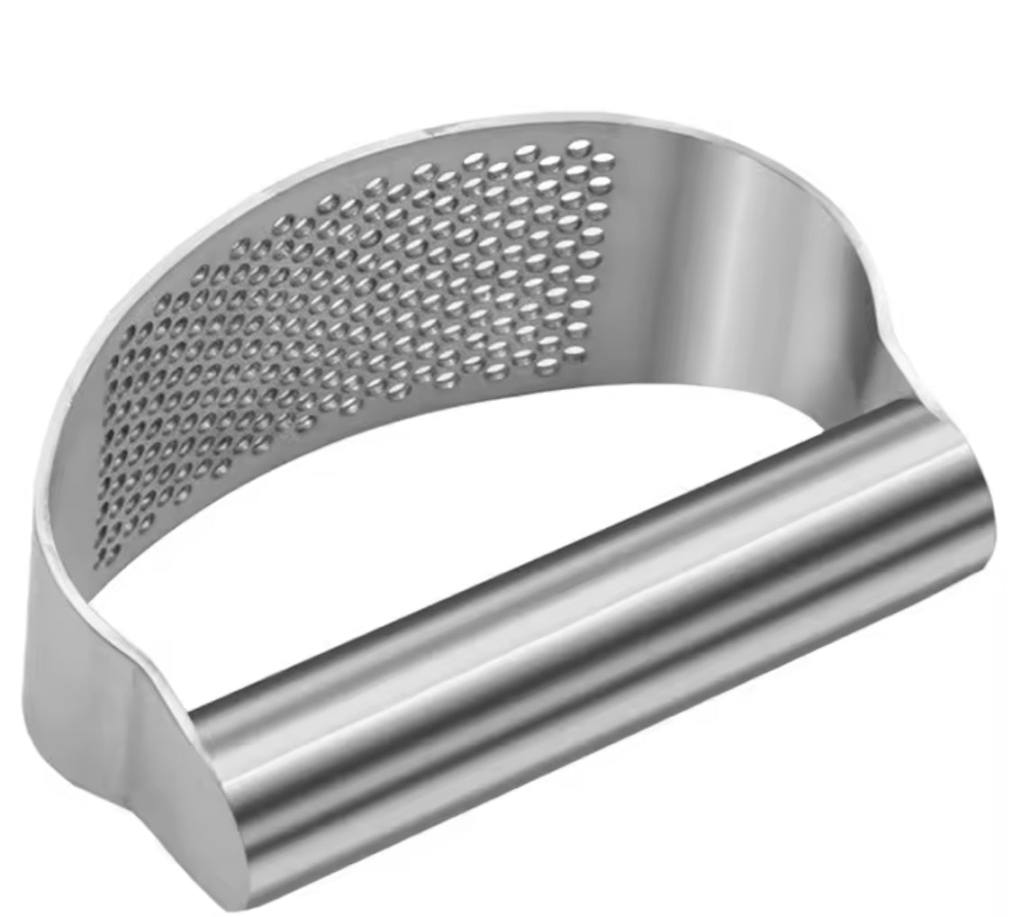 Stainless Steel Garlic Press Manual Chopping Tools Vegetable Cooking Kitchen
