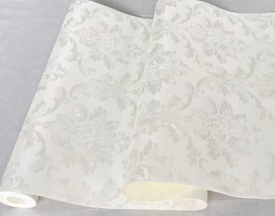 Luxury vinyl PVC wallpaper wall decoration 2 rolls 9.5m