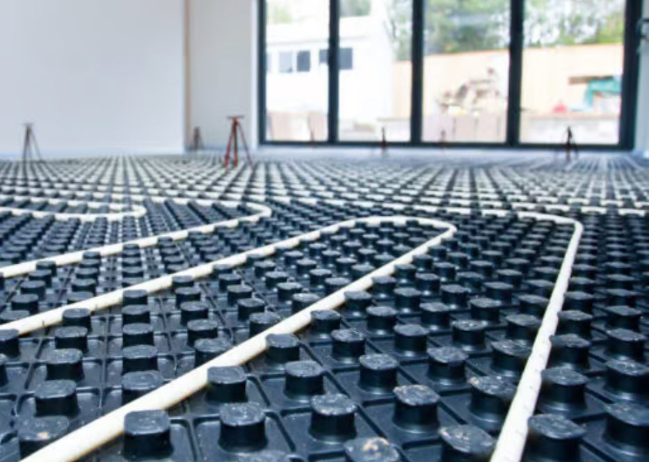Heated floor Installation