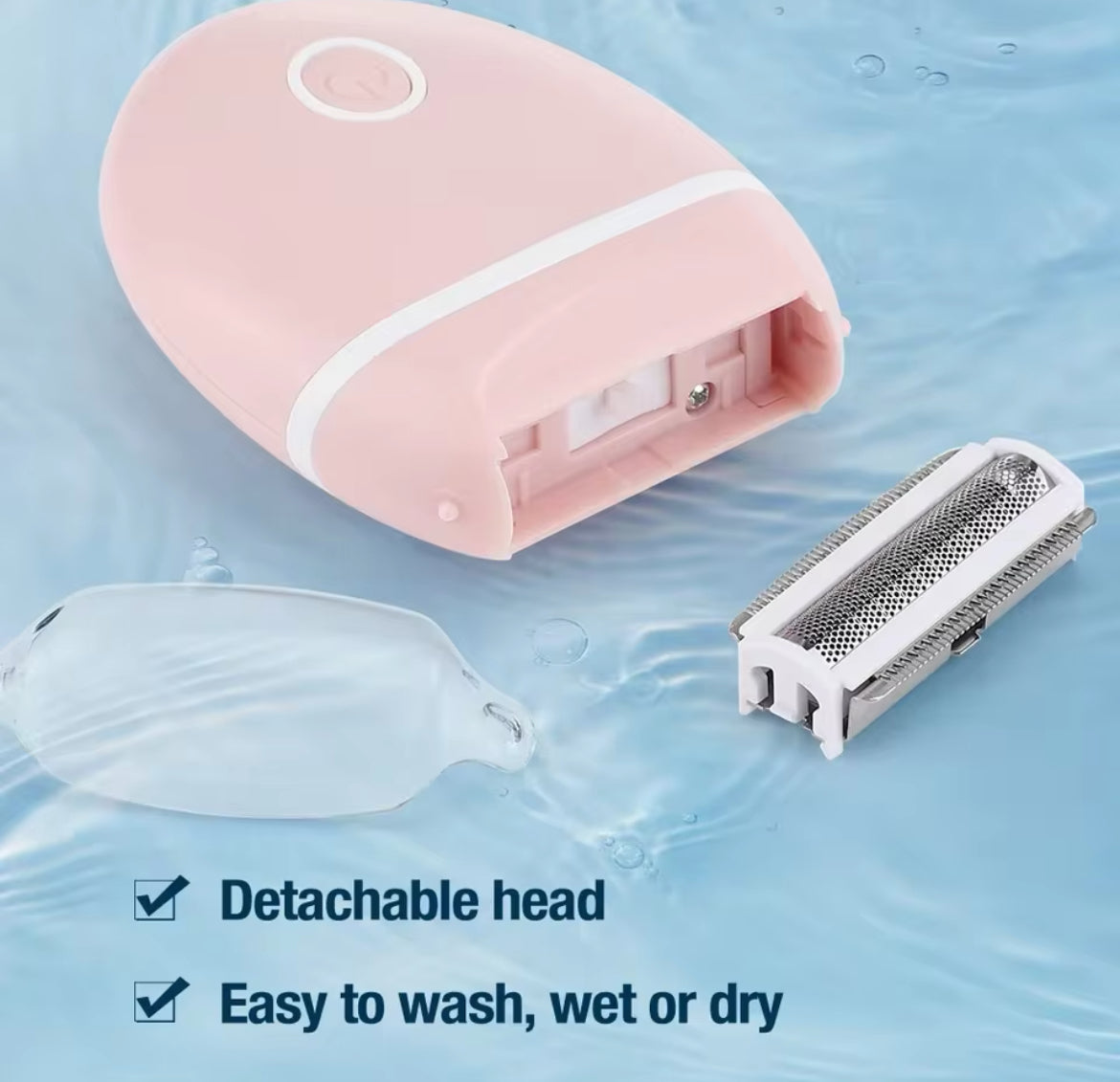 Women's Electric Mini Washable Razor Special Hair Removal Equipment for Whole Body 3 in 1