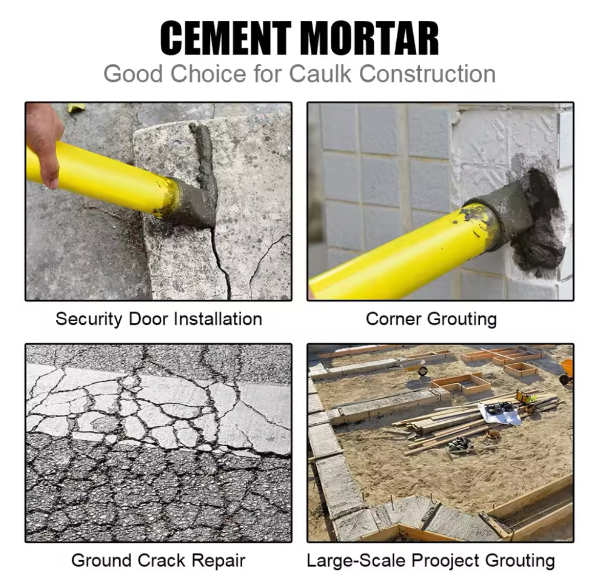 Applicator Caulking Gun Hand Tools Grouting Gun Cement Lime Pump