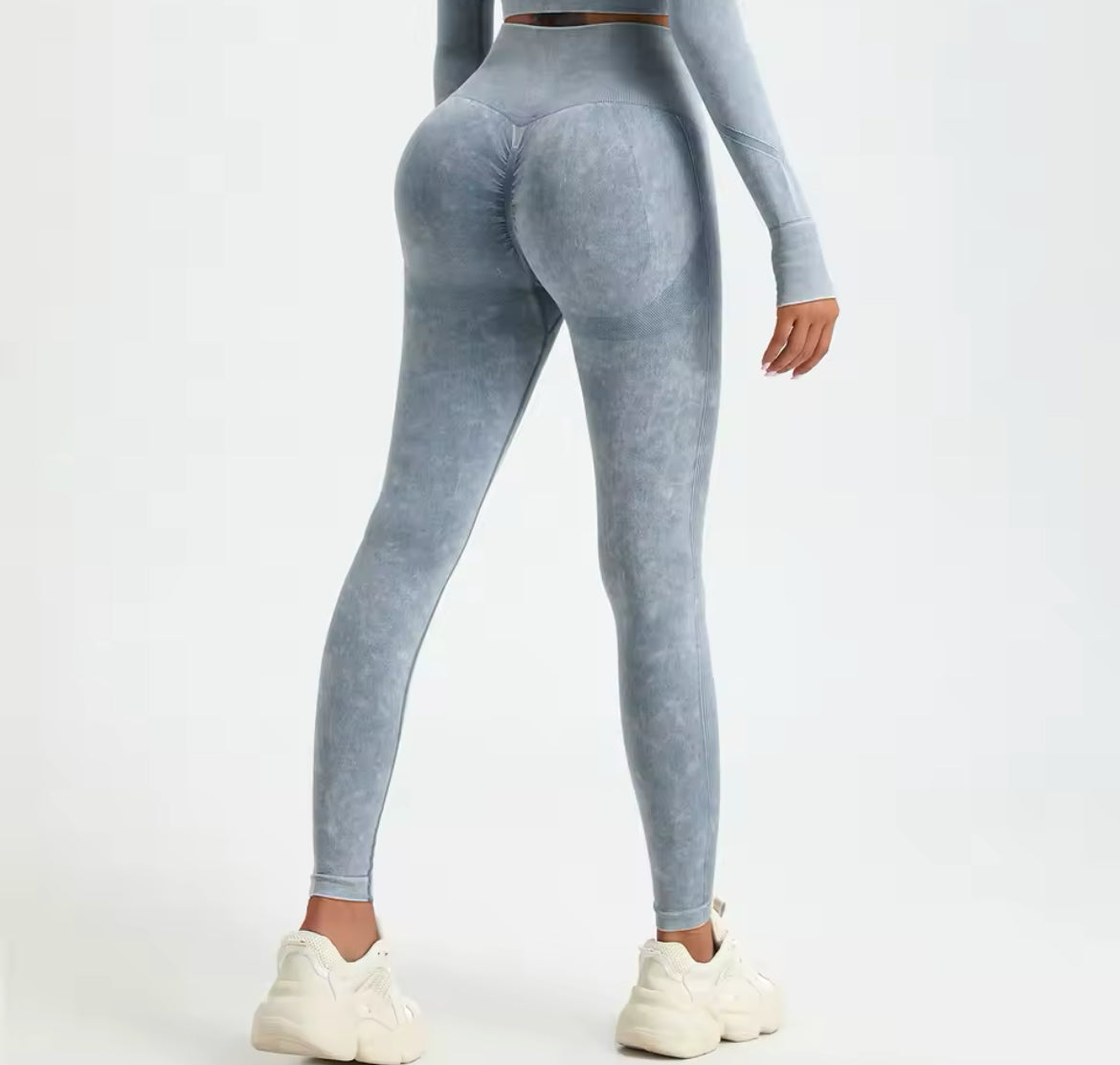 Wash Sexy Push Up Gym Leggings Women High Waist Seamless Skinny Sporty Leggings