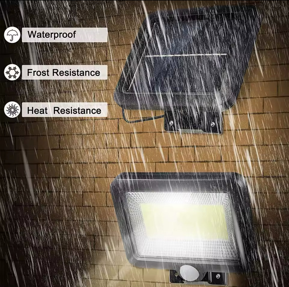 Solar Lights Outdoor Garden Wall Lamp Motion Sensor