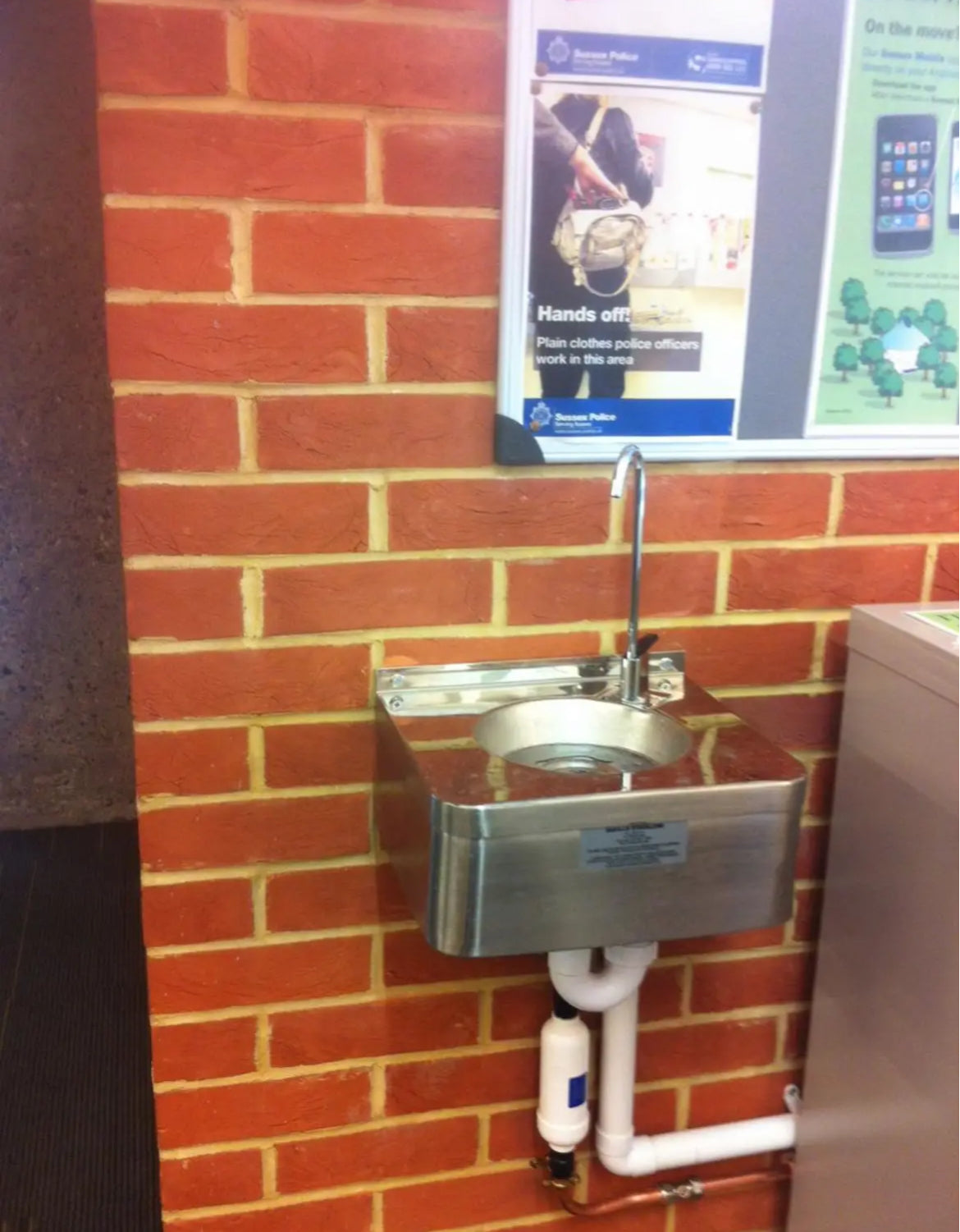 Installing drinking fountains