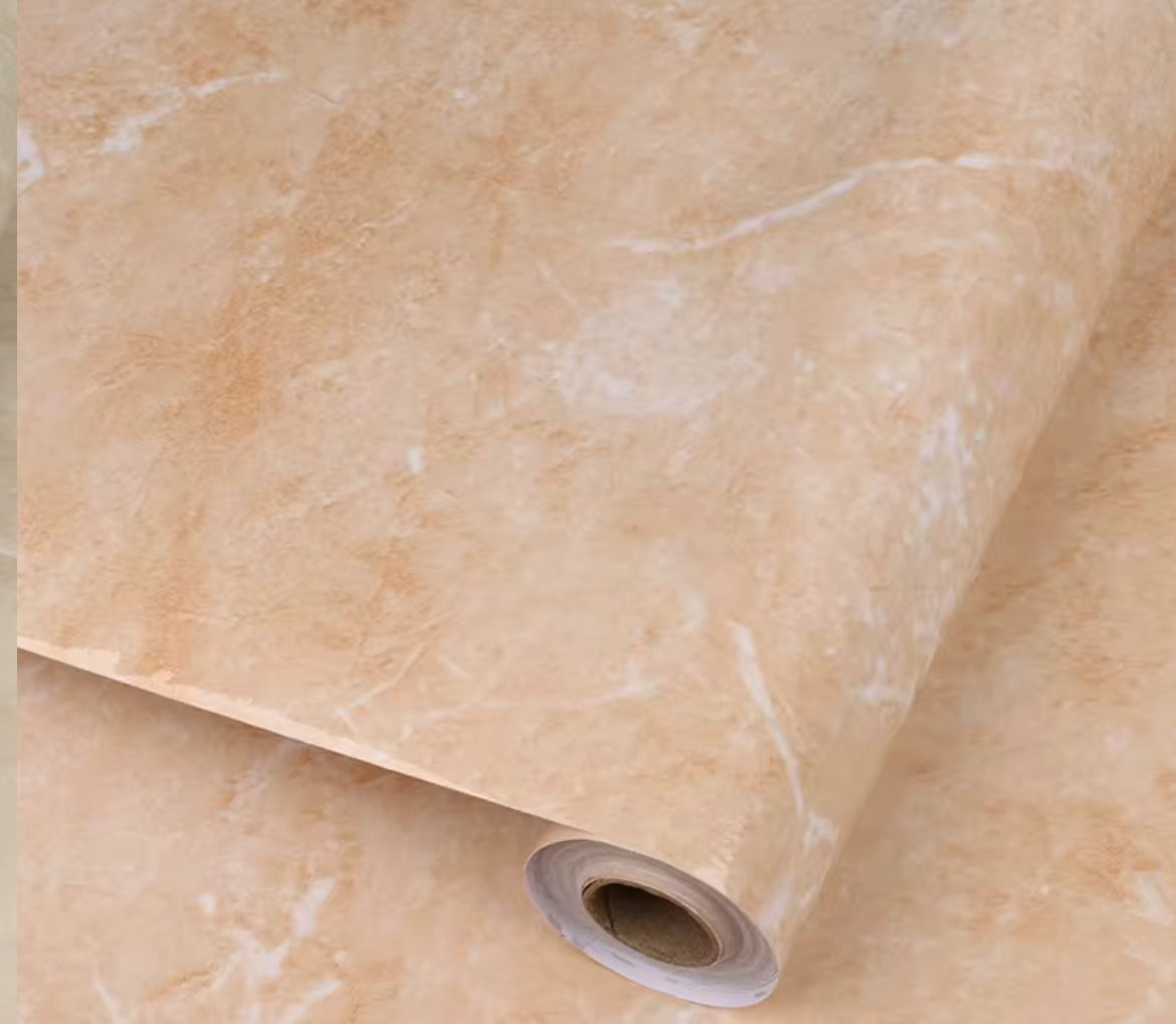 Waterproof marble wallpaper 60cm x 10m vinyl 2 PCS