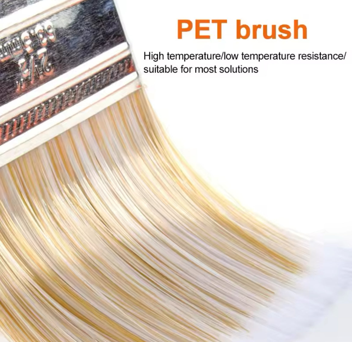 Home Improvement Wall Paint Brush PET Soft Bristle Durable Brush
