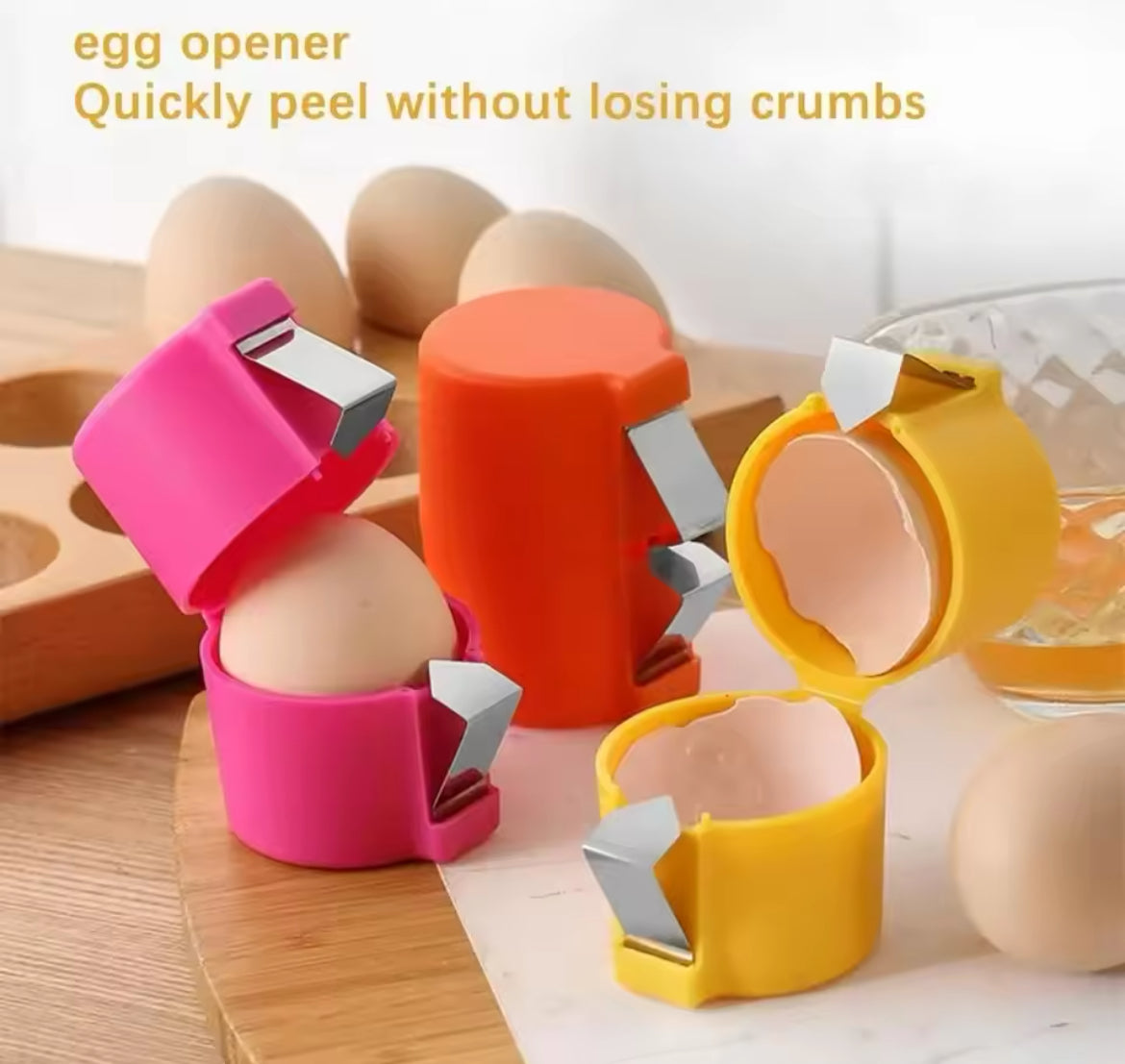 Home Kitchen Egg Shell Opener Egg Beater Shell Separator