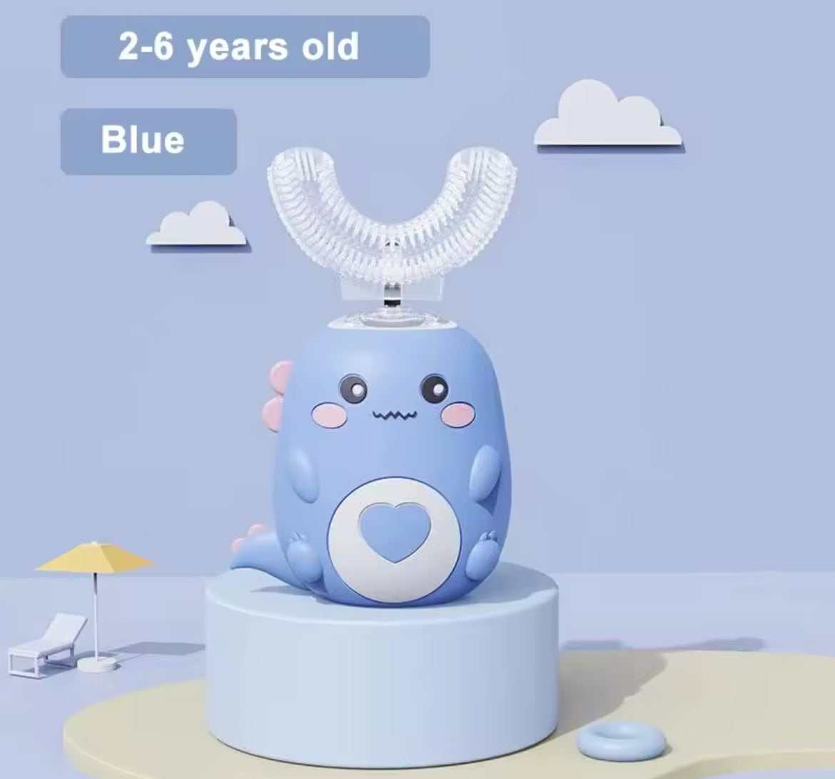 Children’s Electric Toothbrush Silicone Oral 360 Degree Automatic