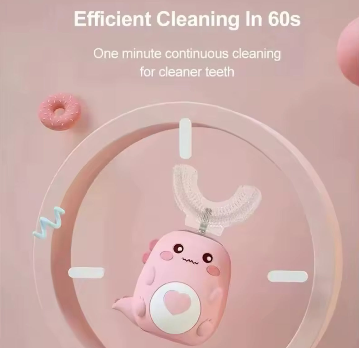 Children’s Electric Toothbrush Silicone Oral 360 Degree Automatic