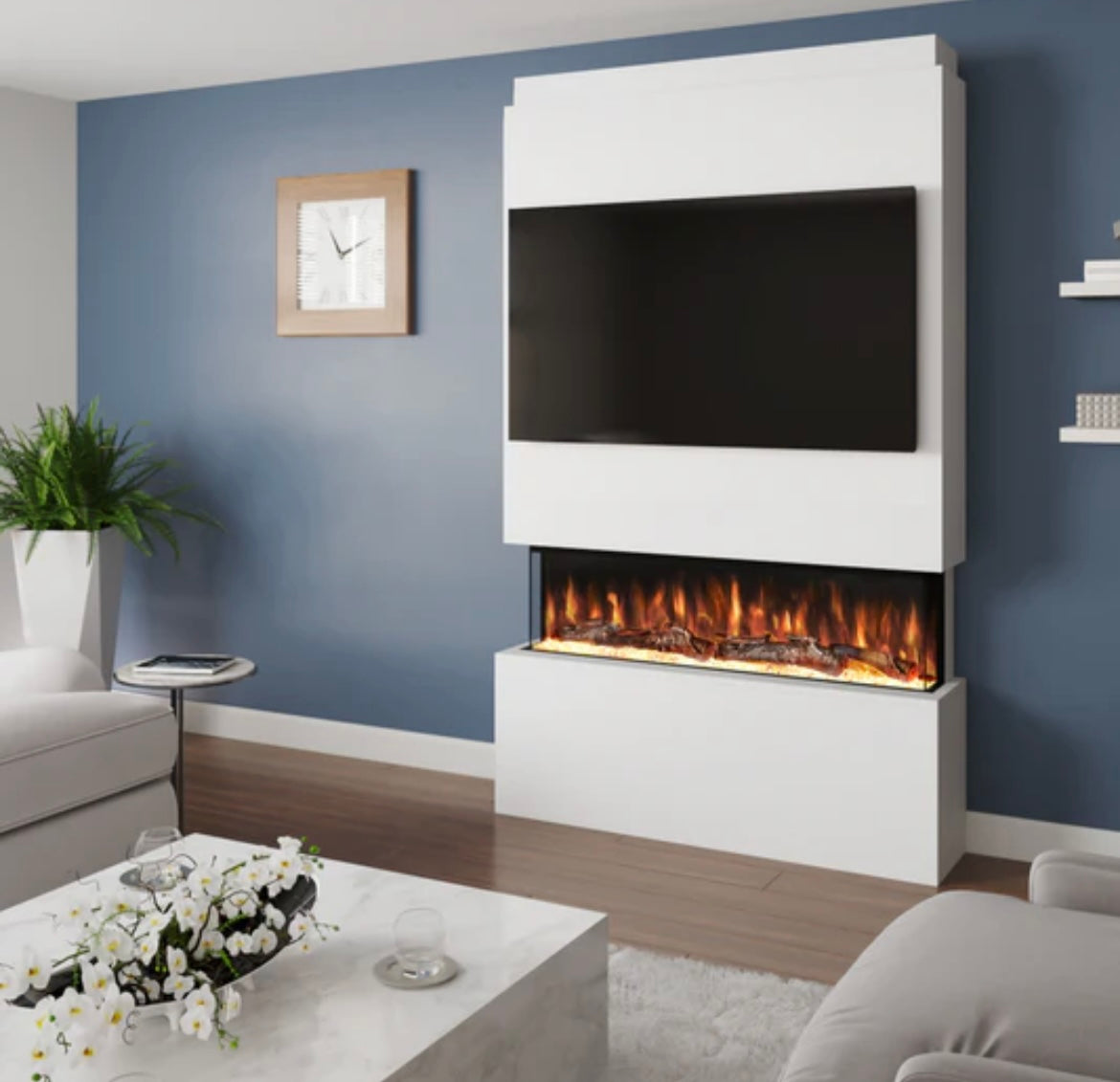 Slimline media wall