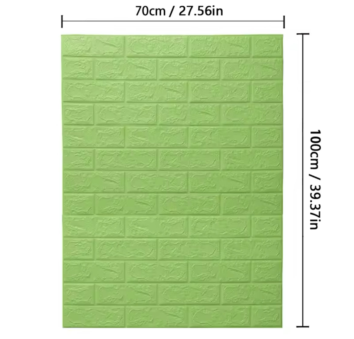 70cm*1m  3D Brick Pattern Wall Panels Wallpaper DIY Waterproof