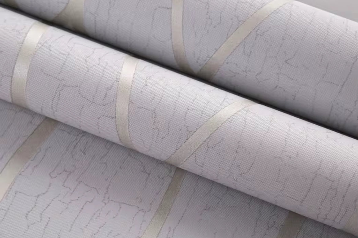 Modern 3D non woven wall paper for home decor 2 rolls 10m each