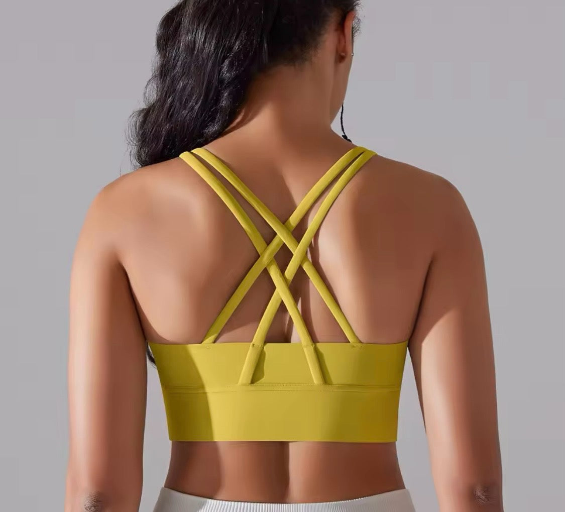 Women Yoga BraTank Tops for Fitness Naked Feel Sport Bra Gym Vest Women