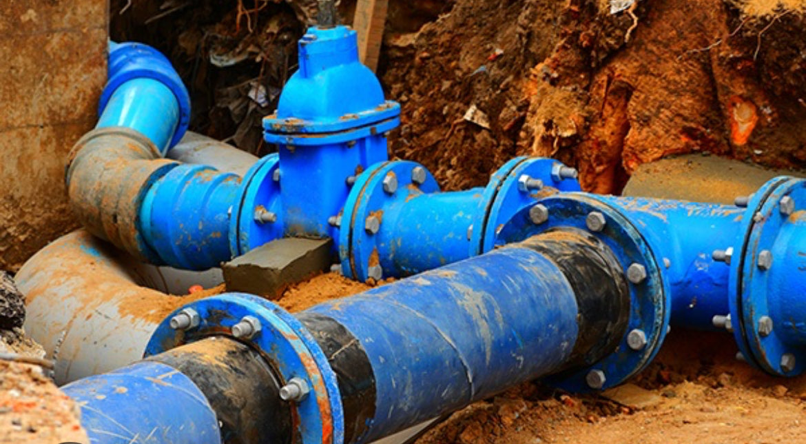 Sewer line installation