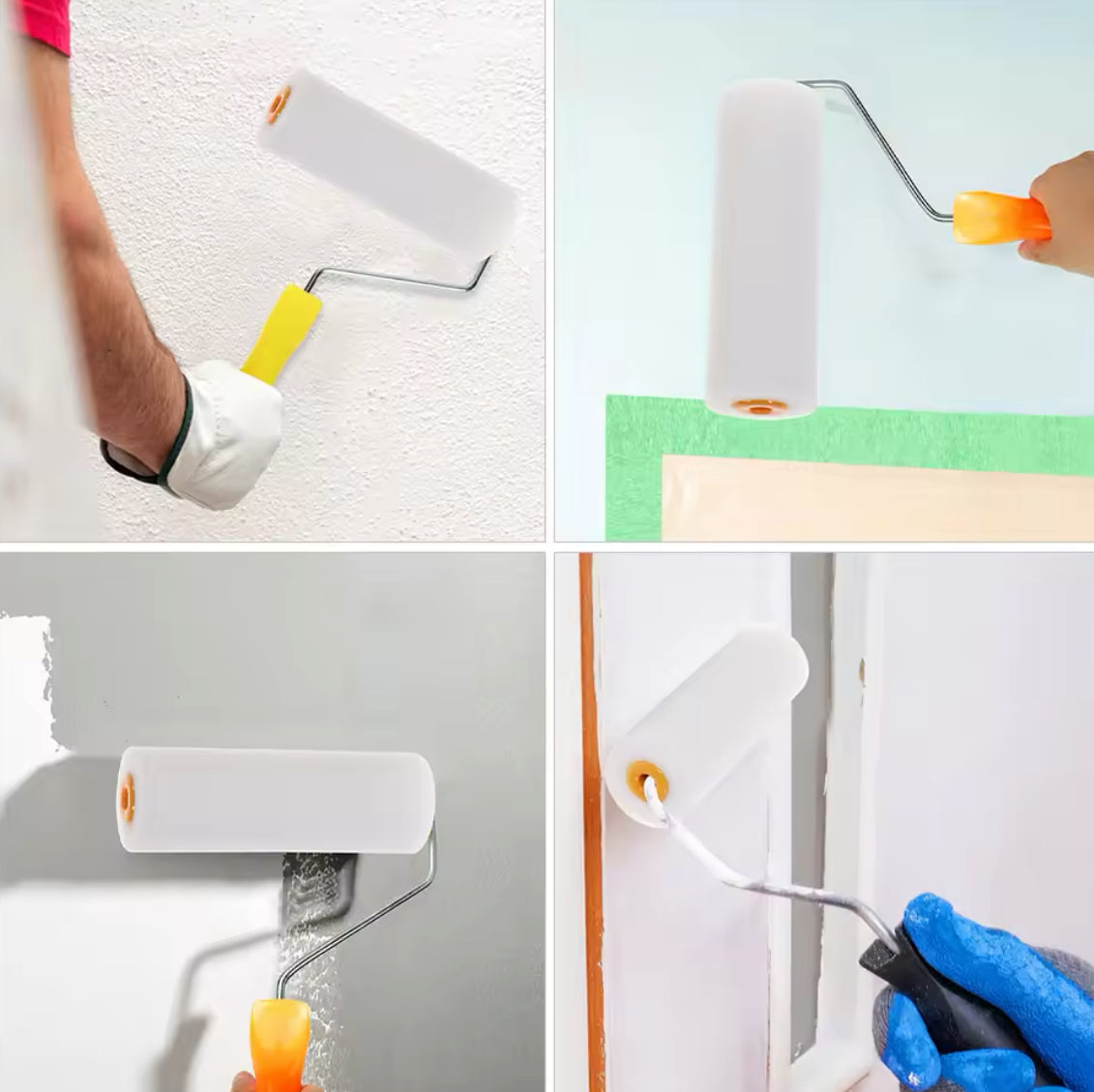 10 pcs Sponge Paint Roller Small Paint Roller Covers Replacement Paint Roller Nap
