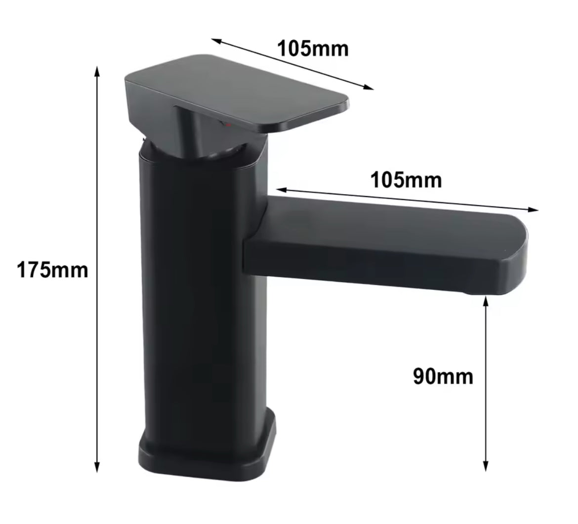 Bathroom Faucet Hot&Cold Mixer Tap Deck Mounted Bathroom Basin Faucets