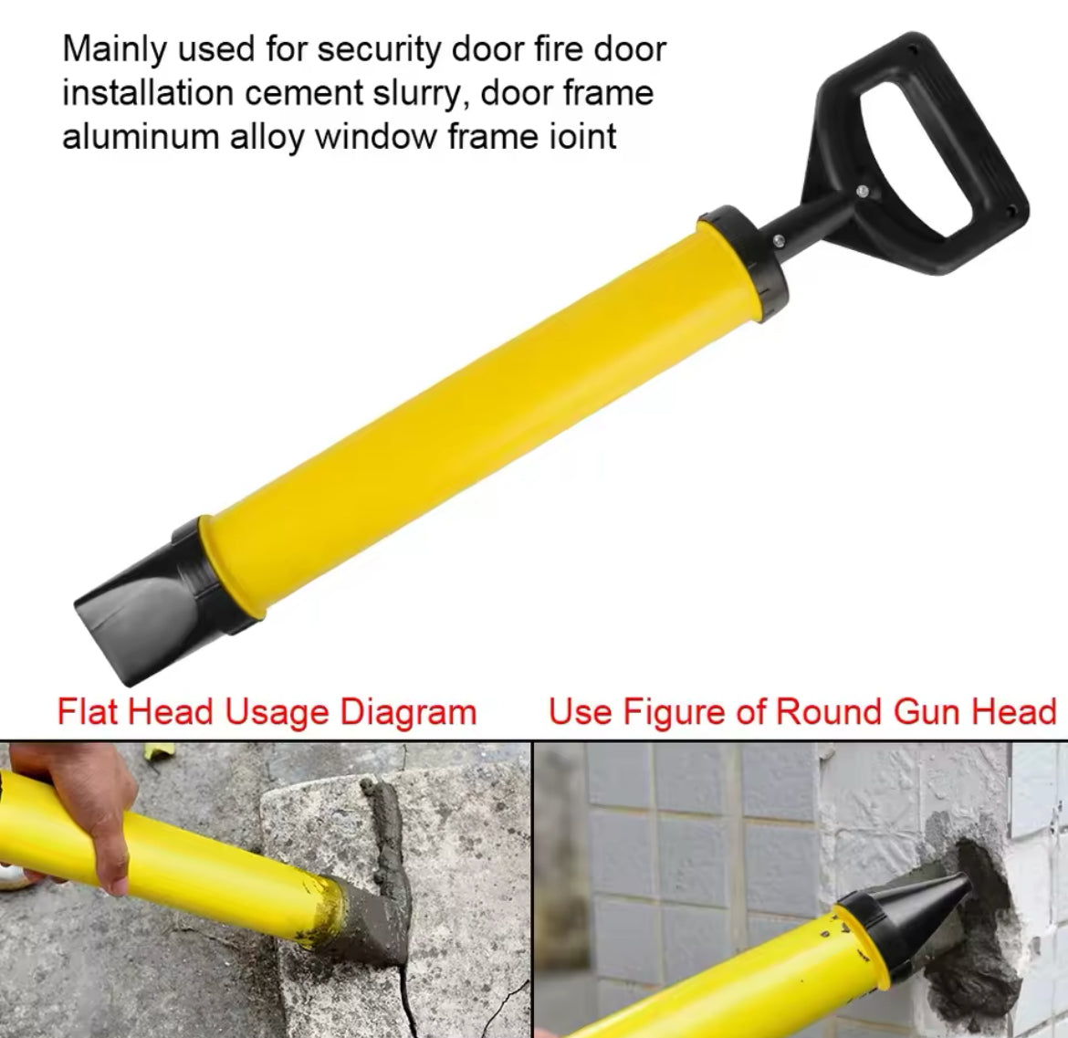 Applicator Caulking Gun Hand Tools Grouting Gun Cement Lime Pump